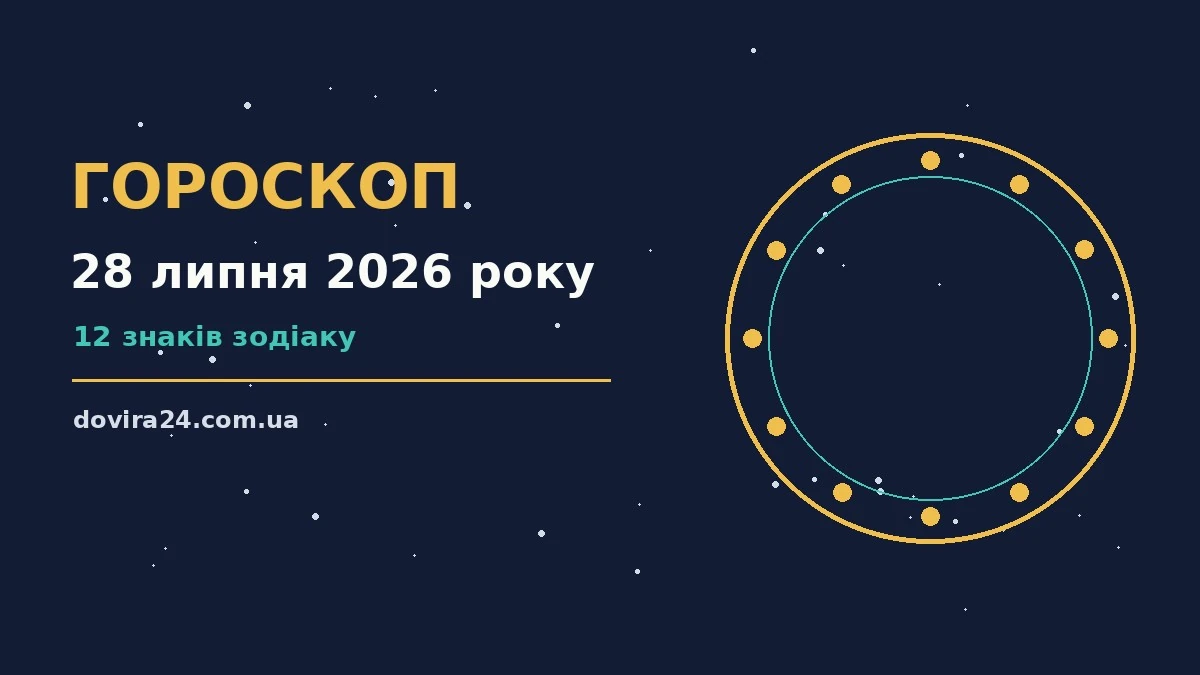Гороскоп на 28 липня 2026 року для всіх знаків Зодіаку