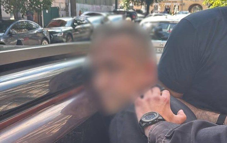 Фото затриманого Станіслава Лучанова, оприлюднене міністром внутрішніх справ Ігорем Клименком