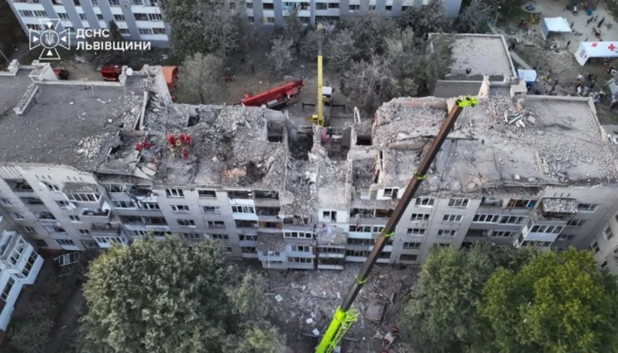 Ліквідація наслідків російського обстрілу у Львові, 30 липня