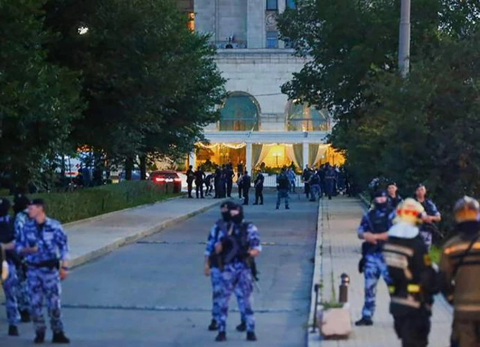Ресторан Balzi Rossi на Кудринській площі в Москві, де стався вибух 1 серпня