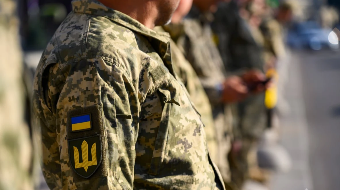 Українські військовослужбовці ЗСУ на позиціях
