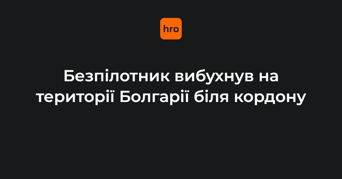 Поле із соняшниками біля колишнього пункту пропуску «Кардам» після вибуху безпілотника