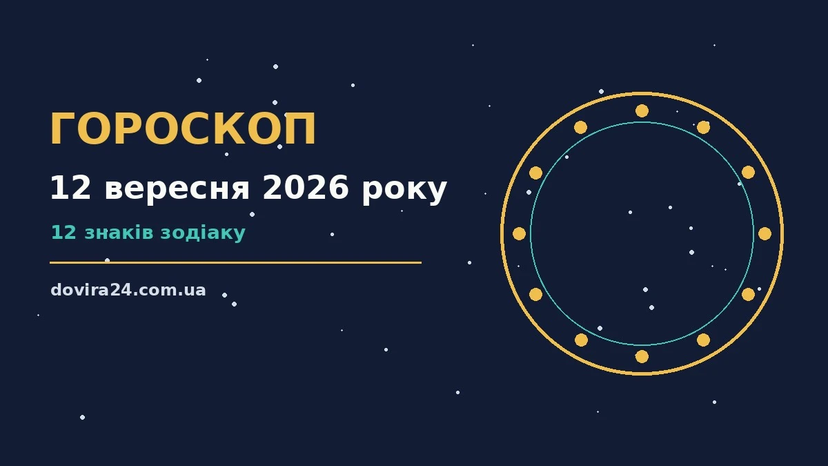 Зоряний гороскоп на 12 вересня 2026 року: практичні поради для роботи, грошей і стосунків