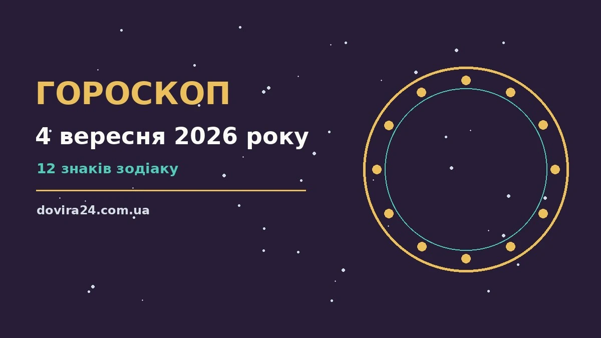 Астрологічний гороскоп на 4 вересня 2026 року — знаки зодіаку, нотатки і кава