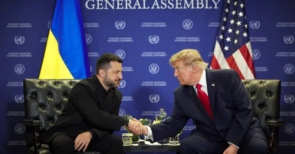 Зустріч Володимира Зеленського і Дональда Трампа на полях Генасамблеї ООН у Нью-Йорку