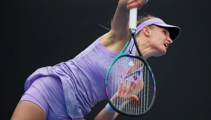 Даяна Ястремська та Кеті Волинець під час матчу WTA 250 у Гуанчжоу