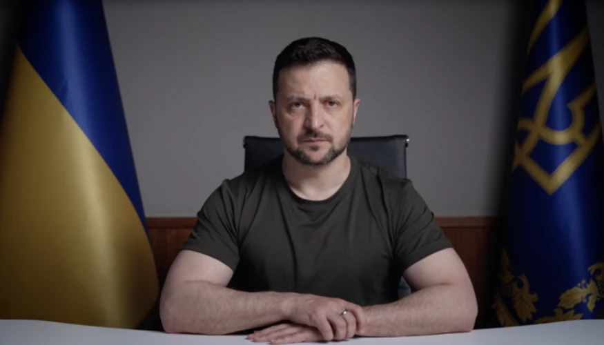 Офіс Президента України, Володимир Зеленський під час звернення